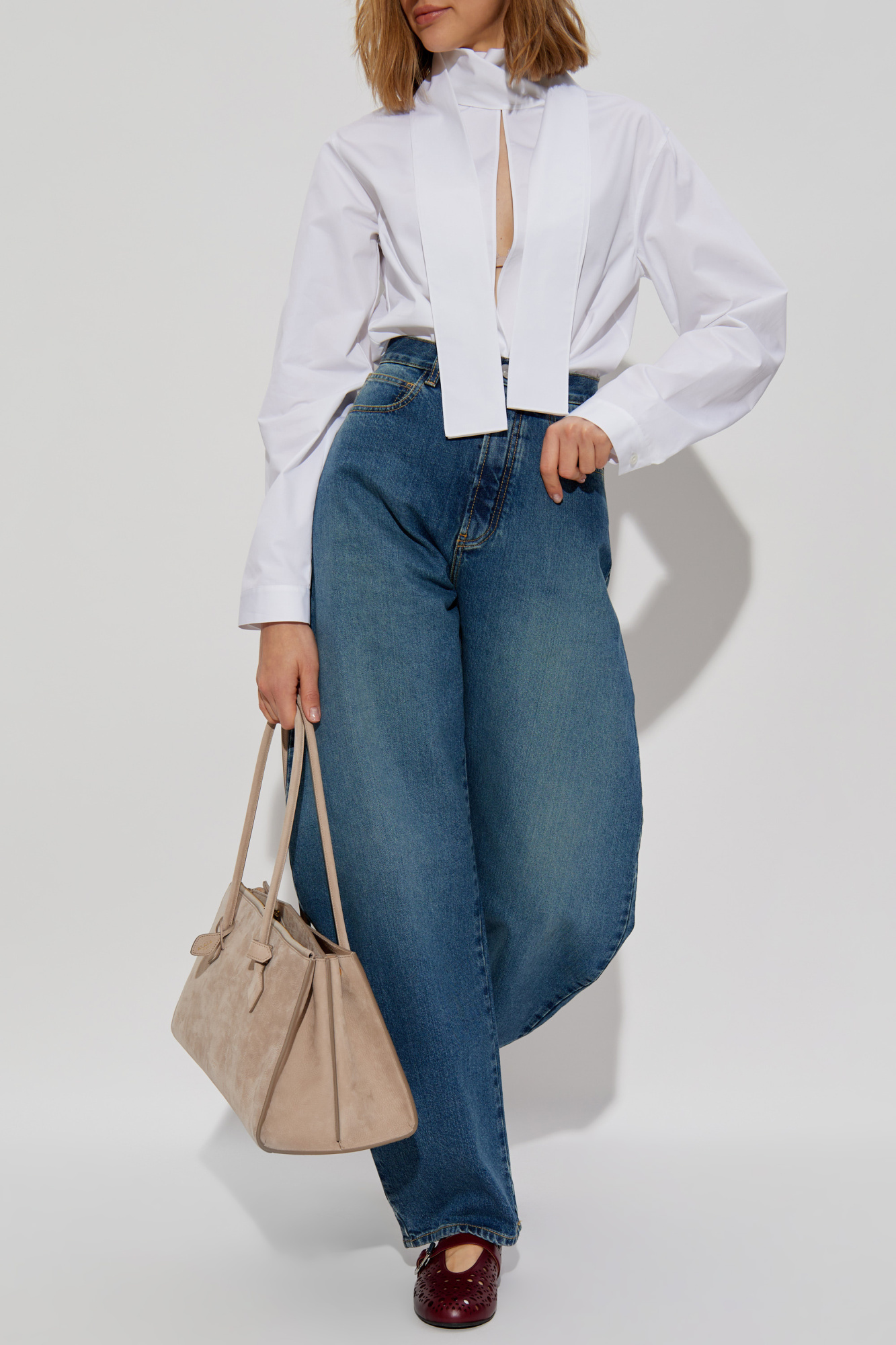 Alaïa Tie-detail shirt | Women's | Vitkac